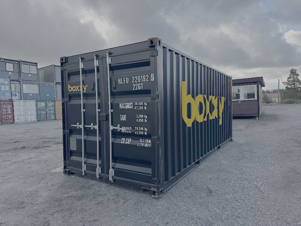 20ft container front full